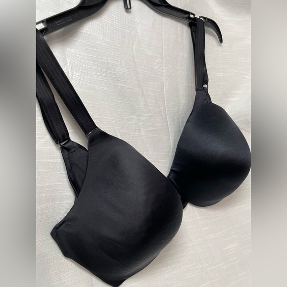 Bali All Over Smooth Underwire Bra 3W11 Black T shirt 40D Full Figure Coverage - Picture 9 of 10